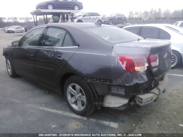 1G11B5SA2DF256525 - 2013 CHEVROLET MALIBU LS GRAY photo 3