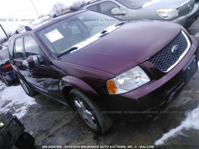 1FMDK06137GA41327 - 2007 FORD FREESTYLE LIMITED RED photo 1