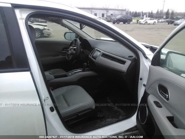 3CZRU6H79HM733750 - 2017 HONDA HR-V EXL WHITE photo 5