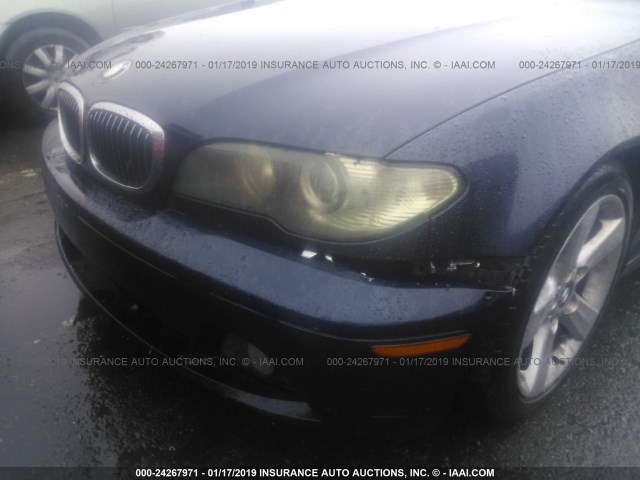 WBABW33484PL28218 - 2004 BMW 325 CI BLUE photo 6