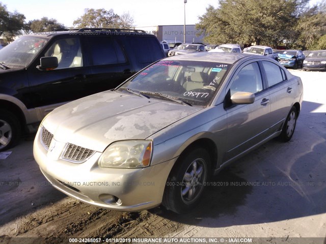 4A3AB36F34E095977 - 2004 MITSUBISHI GALANT ES MEDIUM/LS MEDIUM TAN photo 2