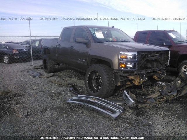 3GCUKREC4EG251500 - 2014 CHEVROLET SILVERADO K1500 LT BROWN photo 1