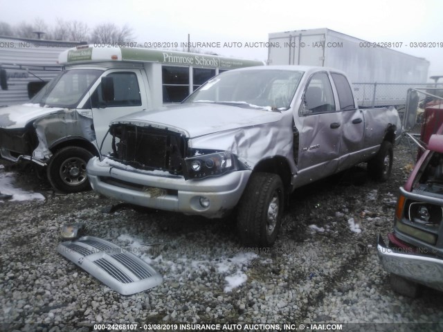 3D7KU28C83G845417 - 2003 DODGE RAM 2500 ST/SLT SILVER photo 2