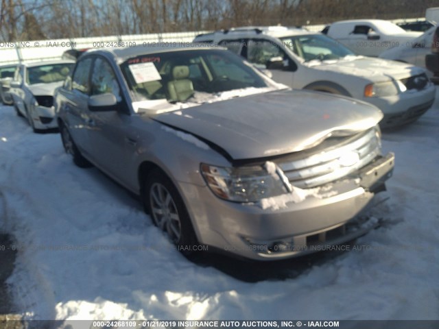 1FAHP24W78G163634 - 2008 FORD TAURUS SEL GRAY photo 1