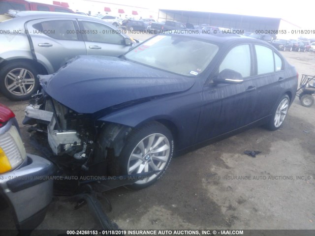 WBA3B9C5XDF140432 - 2013 BMW 335 XI BLUE photo 2