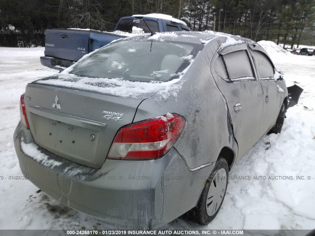 ML32F3FJ9JHF00210 - 2018 MITSUBISHI MIRAGE G4 ES Boz foto 4