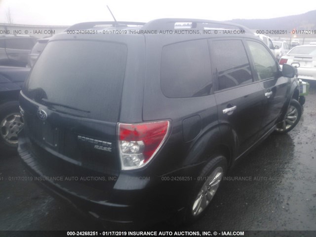 JF2SHAEC6CH470096 - 2012 SUBARU FORESTER LIMITED BLACK photo 4