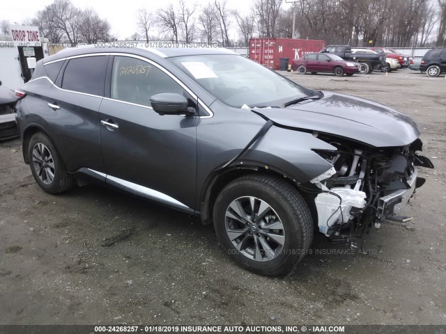 5N1AZ2MG3JN168275 - 2018 NISSAN MURANO GRAY photo 1