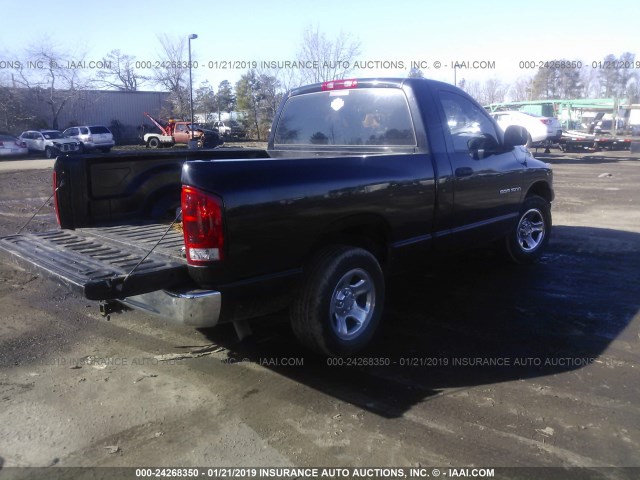 1D7HA16K55J646172 - 2005 DODGE RAM 1500 ST BLACK photo 4