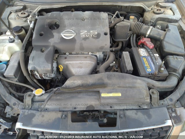 1N4AL11D45C141538 - 2005 NISSAN ALTIMA S/SL TAN photo 10