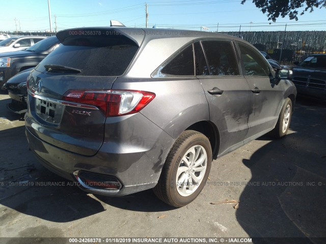 5J8TB3H32JL015656 - 2018 ACURA RDX GRAY photo 4