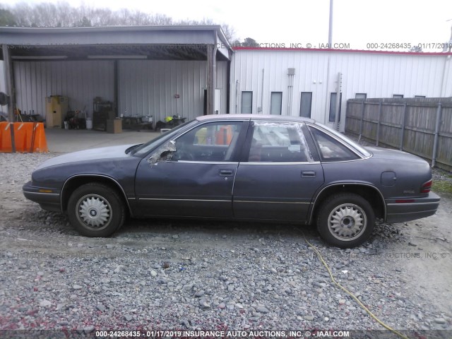 2G4WB55LXR1410340 - 1994 BUICK REGAL CUSTOM GRAY photo 6