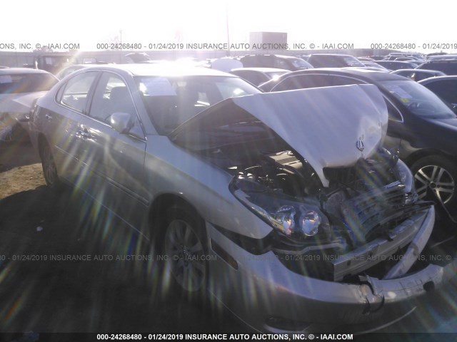 JTHBA30G545010180 - 2004 LEXUS ES 330 SILVER photo 1