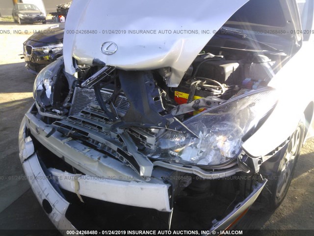 JTHBA30G545010180 - 2004 LEXUS ES 330 SILVER photo 6