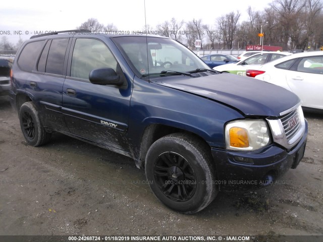 1GKDS13S842119895 - 2004 GMC ENVOY BLUE photo 1