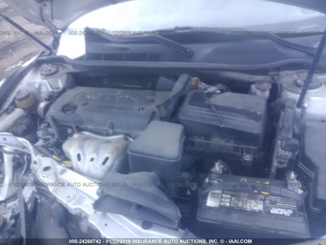 4T1BE46K67U136903 - 2007 TOYOTA CAMRY NEW GENERAT CE/LE/XLE/SE GRAY photo 10