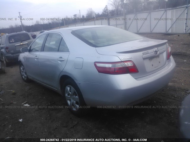 4T1BE46K67U136903 - 2007 TOYOTA CAMRY NEW GENERAT CE/LE/XLE/SE GRAY photo 3