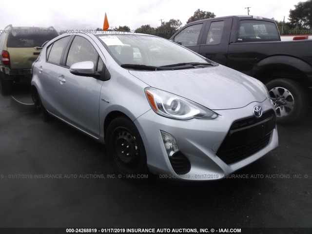 JTDKDTB35G1133623 - 2016 TOYOTA PRIUS C SILVER photo 1