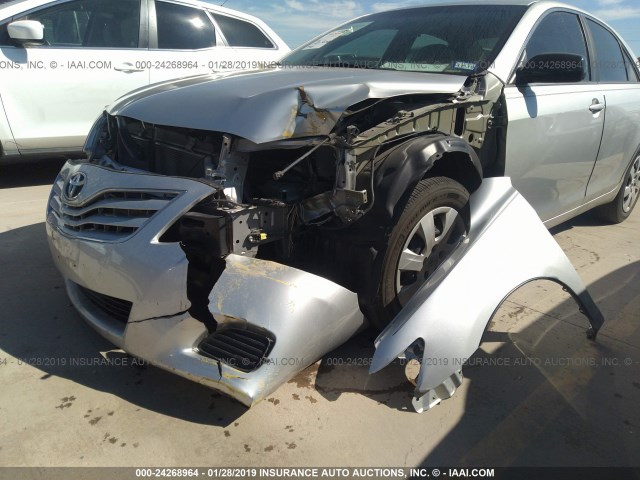 4T1BF3EK5AU005574 - 2010 TOYOTA CAMRY SE/LE/XLE 银色 照片 6