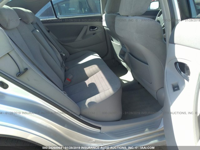 4T1BF3EK5AU005574 - 2010 TOYOTA CAMRY SE/LE/XLE 银色 照片 8