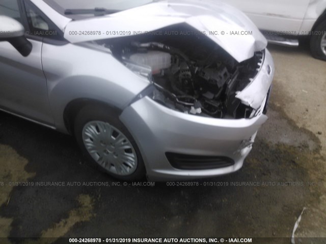 3FADP4AJ8JM120063 - 2018 FORD FIESTA S SILVER photo 6