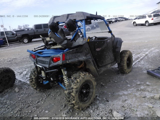 3NSVE7EA7EF354641 - 2014 POLARIS RZR 800 S BLACK photo 4