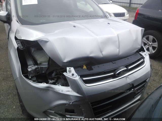 1FMCU0J97EUA04556 - 2014 FORD ESCAPE TITANIUM SILVER photo 6