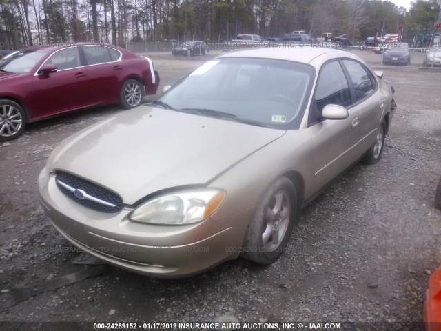 1FAHP55U21A258755 - 2001 FORD TAURUS SES GOLD photo 2