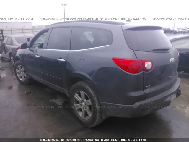 1GNKVJED3BJ114557 - 2011 CHEVROLET TRAVERSE LT GRAY photo 3