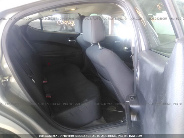 2G2WP552281115488 - 2008 PONTIAC GRAND PRIX GRAY photo 8