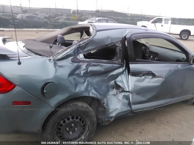 1G2AS18H197221341 - 2009 PONTIAC G5 GREEN photo 6