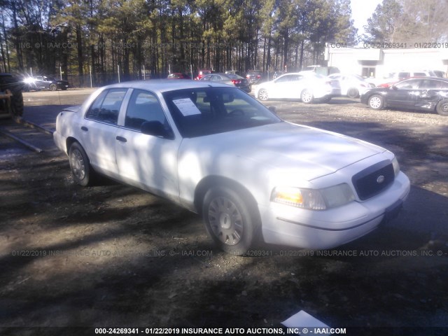 2FAHP71W35X163802 - 2005 FORD CROWN VICTORIA POLICE INTERCEPTOR WHITE photo 1