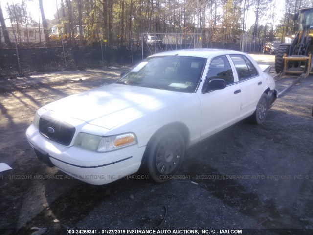 2FAHP71W35X163802 - 2005 FORD CROWN VICTORIA POLICE INTERCEPTOR WHITE photo 2