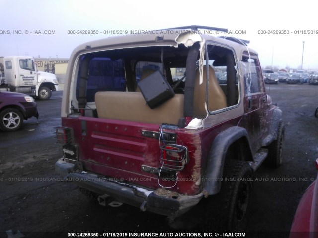 1J4FY29P5XP480224 - 1999 JEEP WRANGLER / TJ SE BURGUNDY photo 6