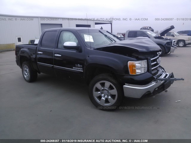 3GTP1VE0XCG169461 - 2012 GMC SIERRA C1500 SLE BLACK photo 1