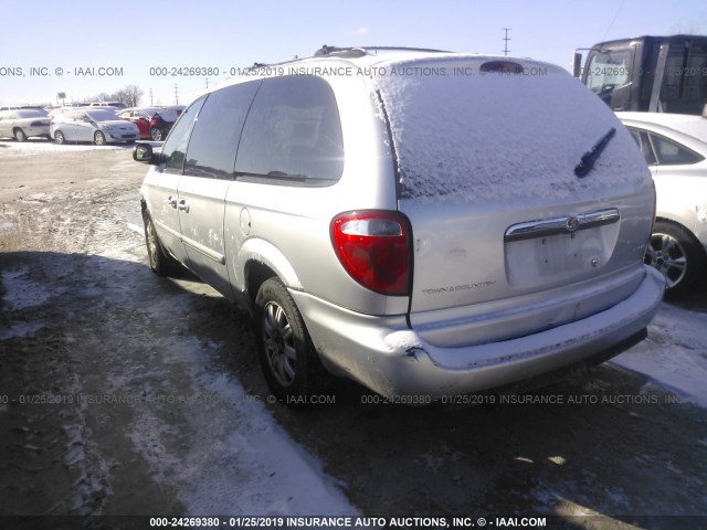 2C4GP54L55R171075 - 2005 CHRYSLER TOWN & COUNTRY TOURING SILVER photo 3