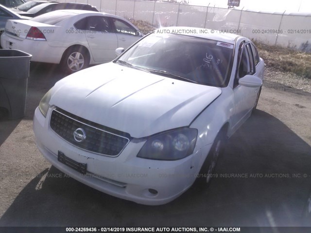 1N4AL11D56N424858 - 2006 NISSAN ALTIMA WHITE photo 2