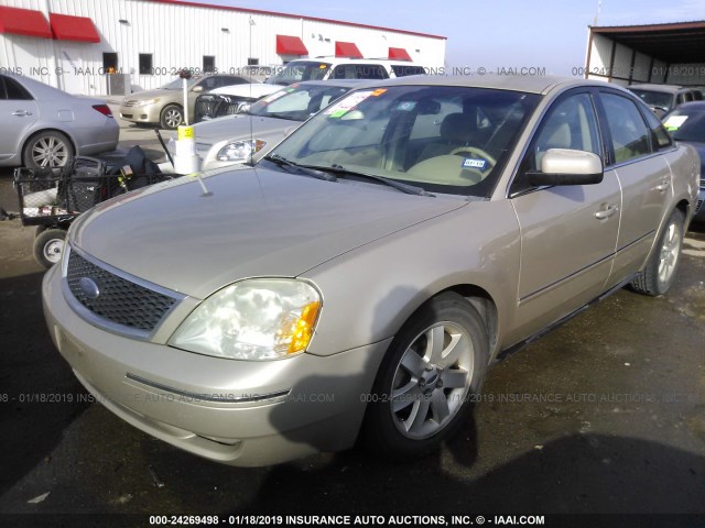 1FAFP24136G119266 - 2006 FORD FIVE HUNDRED SEL TAN photo 2