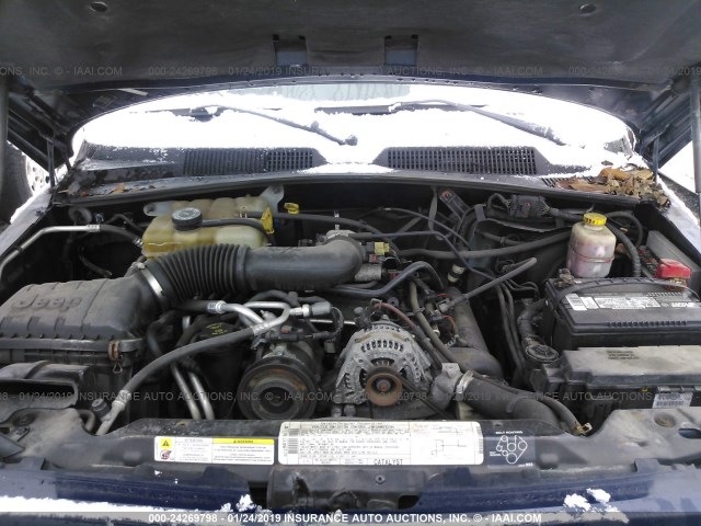 1J4GL38K36W219483 - 2006 JEEP LIBERTY RENEGADE BLUE photo 10