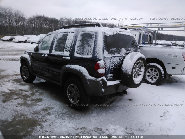 1J4GL38K36W219483 - 2006 JEEP LIBERTY RENEGADE BLUE photo 3