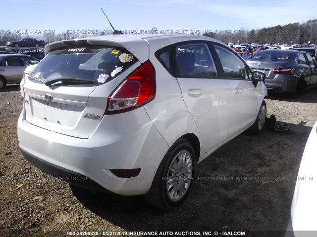 3FADP4TJ1FM176592 - 2015 FORD FIESTA S WHITE photo 4