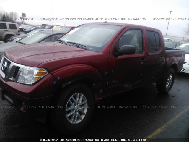 1N6AD0EV3GN792359 - 2016 NISSAN FRONTIER S/SV/SL/PRO-4X RED photo 2