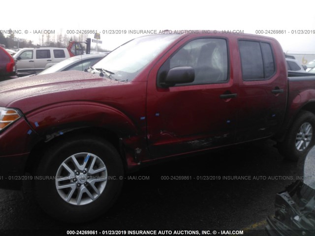 1N6AD0EV3GN792359 - 2016 NISSAN FRONTIER S/SV/SL/PRO-4X RED photo 6