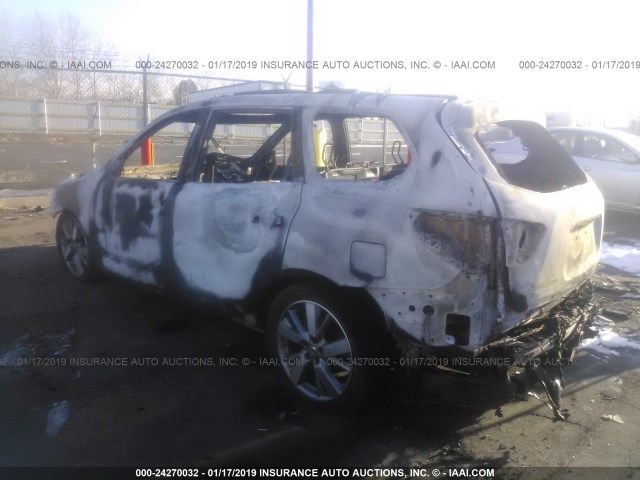 5N1AR2MM6DC676701 - 2013 NISSAN PATHFINDER S/SV/SL/PLATINUM GRAY photo 3