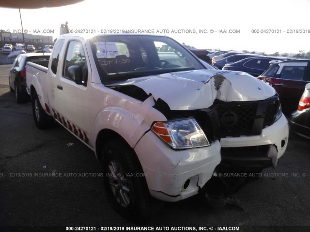 1N6BD0CT0FN751174 - 2015 NISSAN FRONTIER S/SV WHITE photo 1