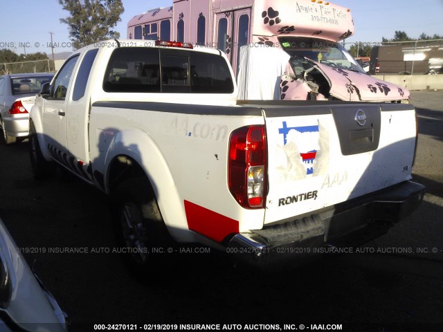 1N6BD0CT0FN751174 - 2015 NISSAN FRONTIER S/SV WHITE photo 3