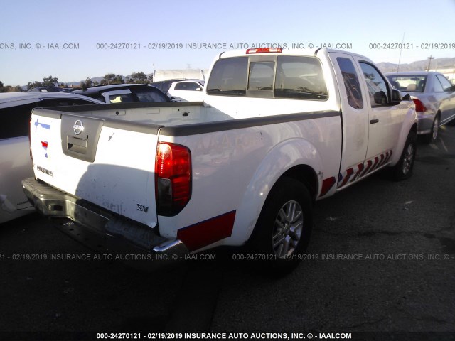 1N6BD0CT0FN751174 - 2015 NISSAN FRONTIER S/SV WHITE photo 4