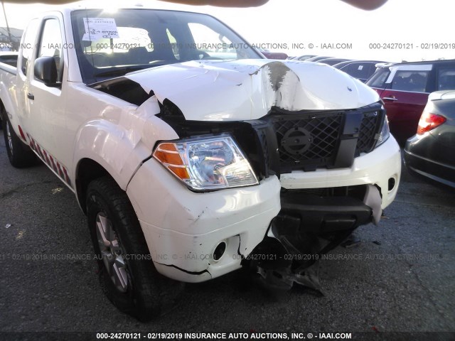 1N6BD0CT0FN751174 - 2015 NISSAN FRONTIER S/SV WHITE photo 6