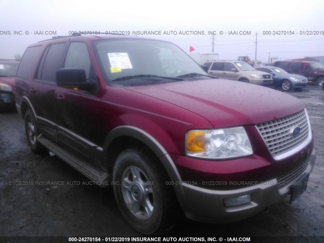 1FMFU18L24LB23270 - 2004 FORD EXPEDITION EDDIE BAUER RED photo 1