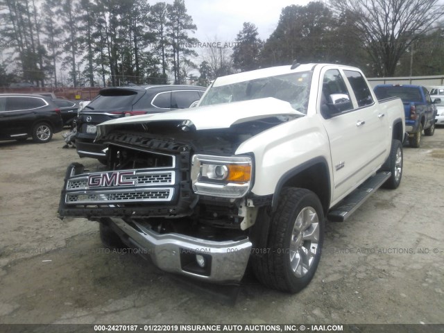 3GTP1VEC8FG180330 - 2015 GMC SIERRA C1500 SLT WHITE photo 2